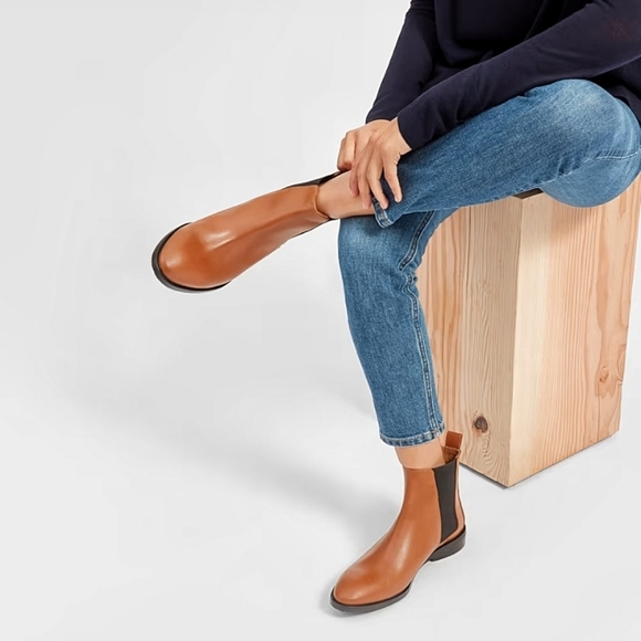Everlane | Brown Leather Ankle Boots 7.5 - Picture 13 of 13